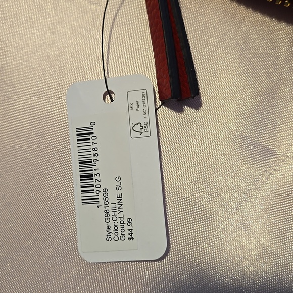 NWT Guess Lynne Charm Leather Satchel & Matching Wallet In Chili PRICE FIRM - Picture 3 of 5